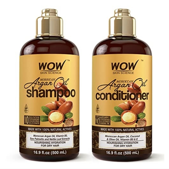 WOW Skin Science Moroccan Argan Oil Shampoo and Conditioner Set - 16.9oz Each - Picture 2 of 14